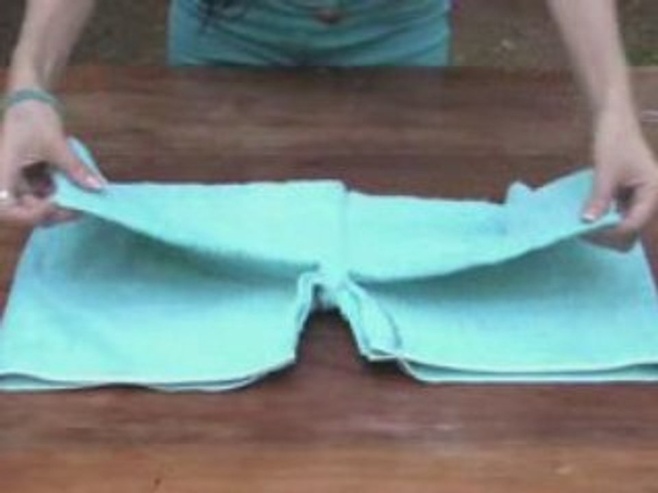 Plaj havlusundan sexy sort yapımı