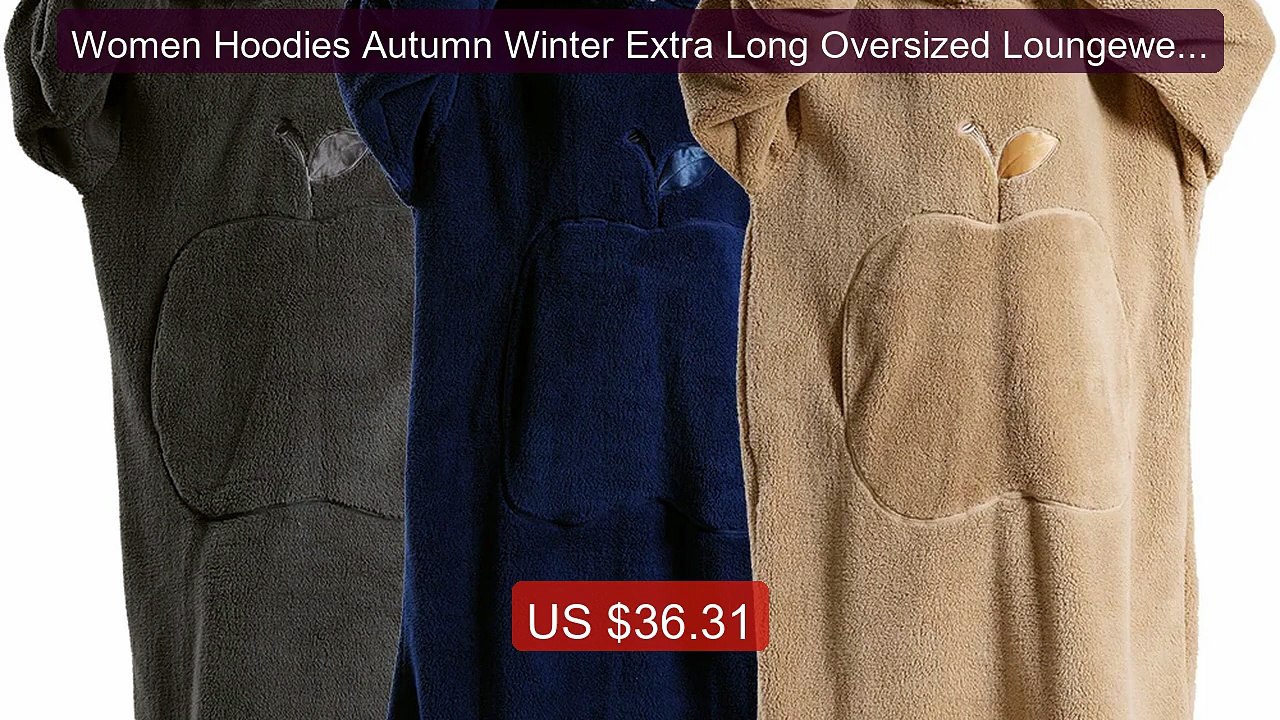 Women Hoodies Autumn Winter Extra Long Oversized Loungewear... -- Top Pick 2026 | Unbeatable Price!