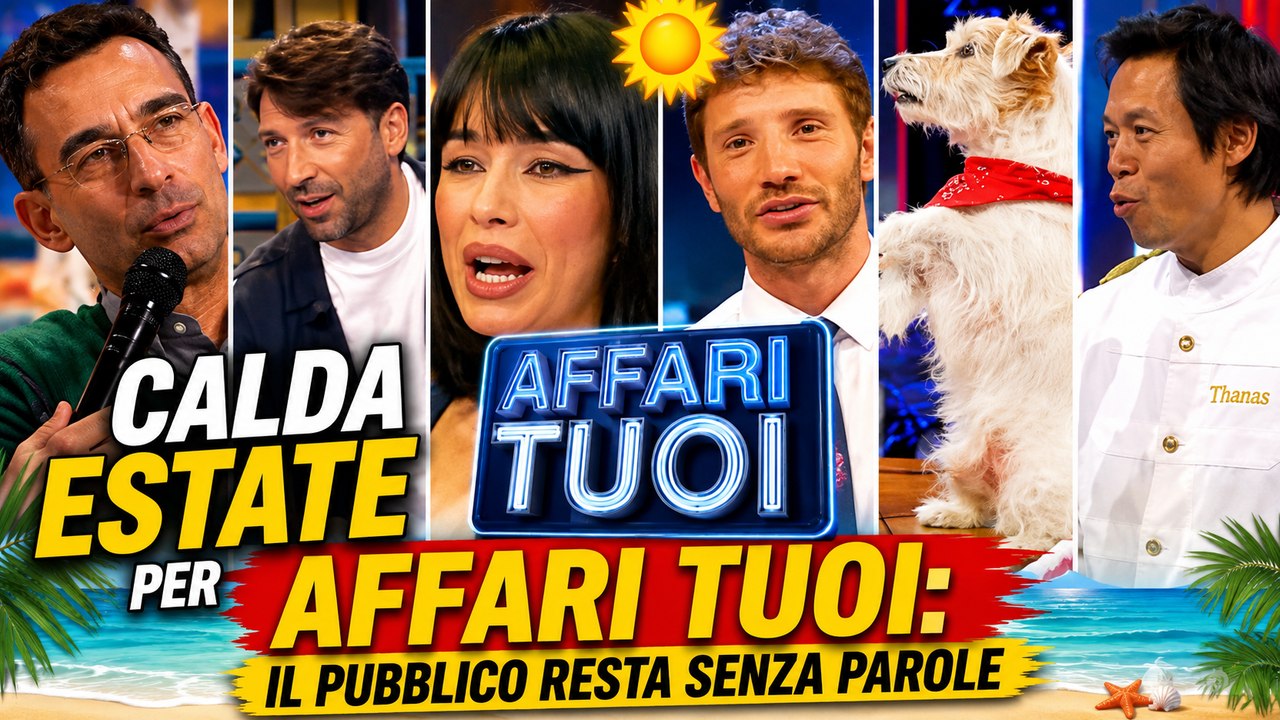 Calda estate per Affari Tuoi il pubblico resta senza parole