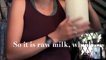 👉🏼in a quart jar, blend-1 quart raw milk1 raw egg yolk1 scoop chocolate bone broth protein pow