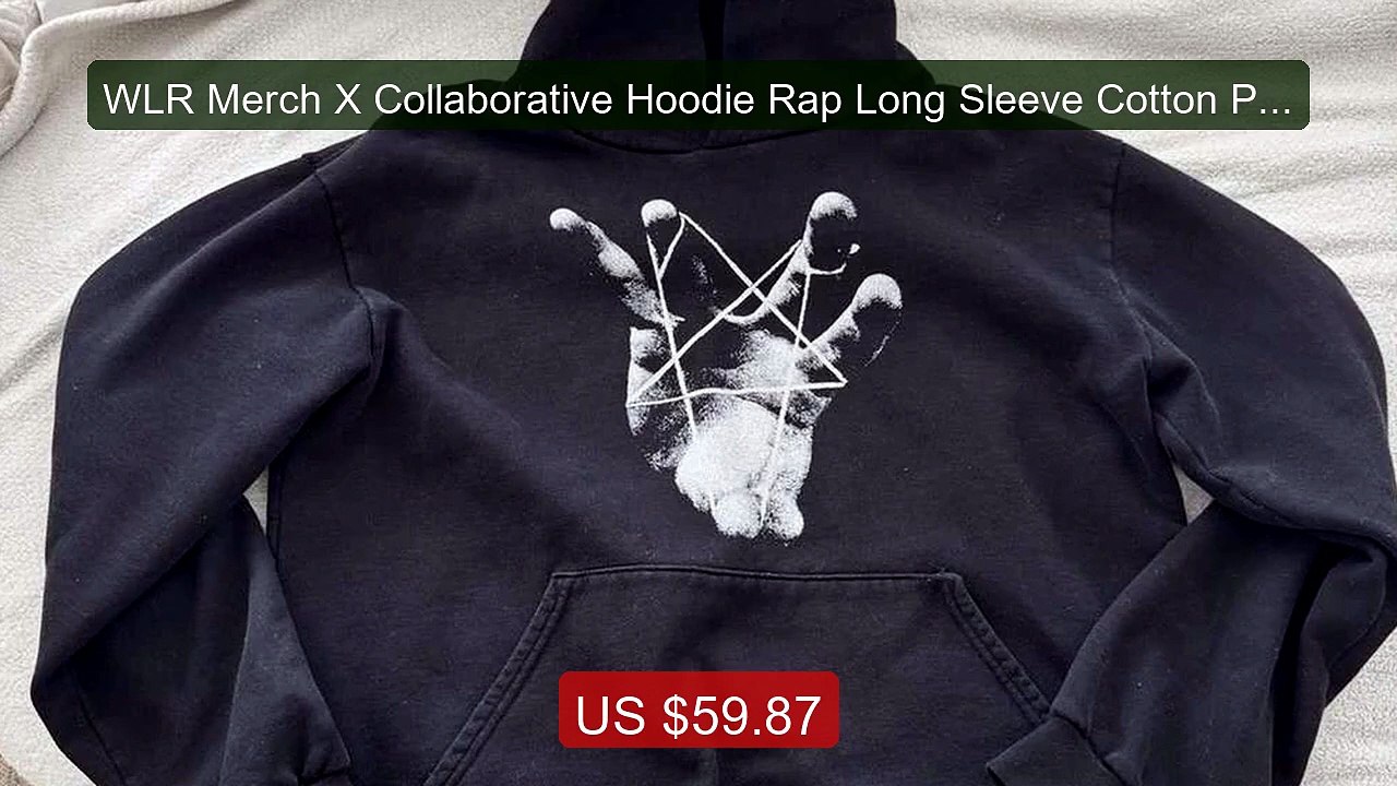 WLR Merch X Collaborative Hoodie Rap Long Sleeve Cotton Polyester ... -- Best Deal 2026 | Shop Now!