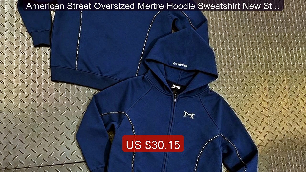 American Street Oversized Mertre Hoodie Sweatshirt New Style High ... -- Best Deal 2026 | Shop Now!