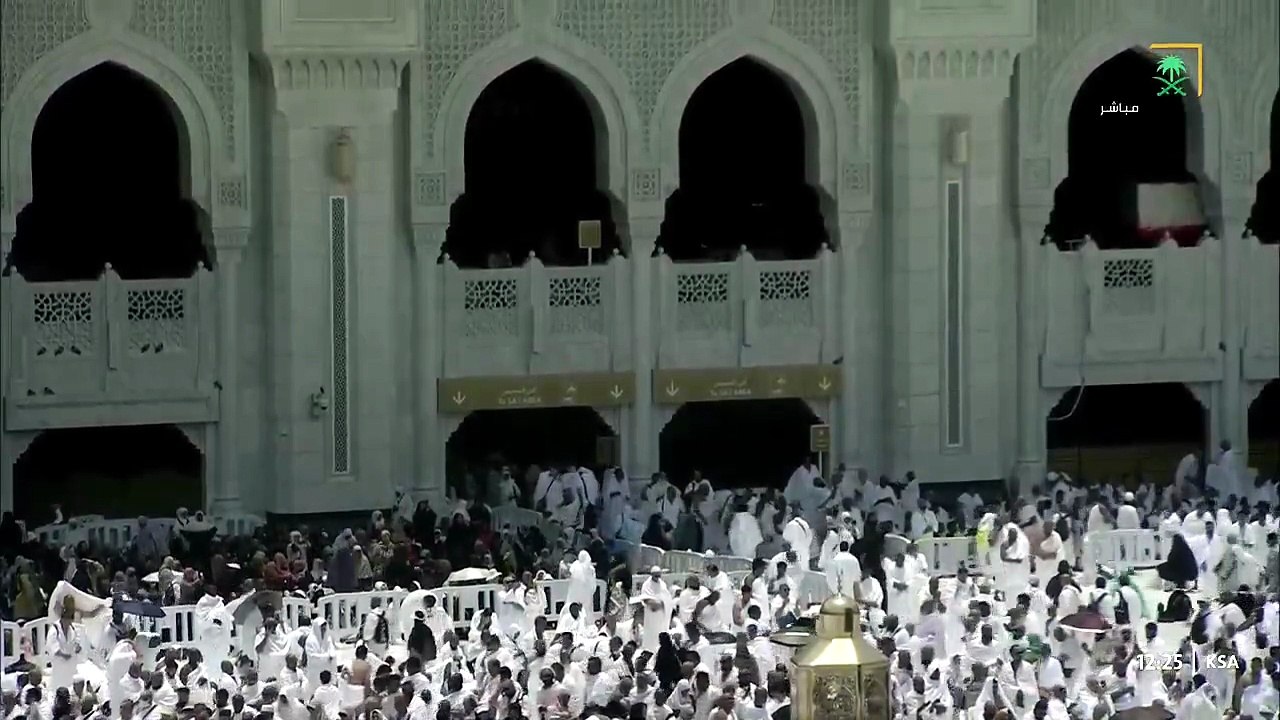 أذان الظهر للمؤذن حسين شحات 29 محرم 1448هـ الحرم المكي