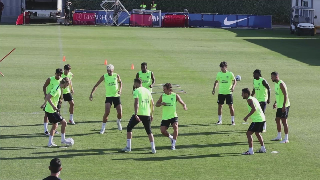 Entrenamiento del Atlético de Madrid hoy