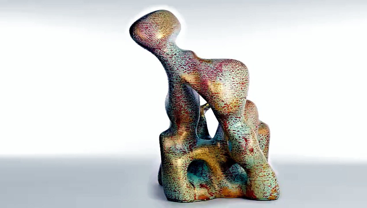 Sitzende Frau Skulptur