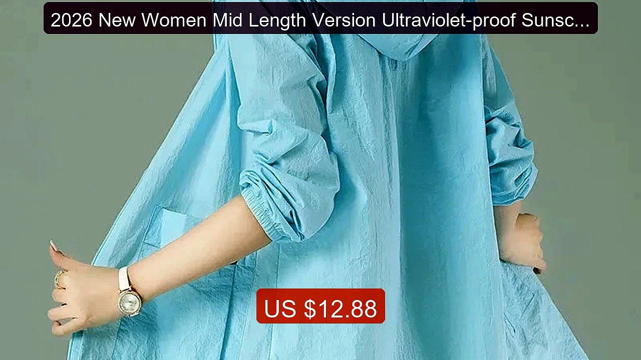 2026 New Women Mid Length Version Ultraviolet-proof Sunscreen Cloth... -- Top Rated 2026 | Buy Now!