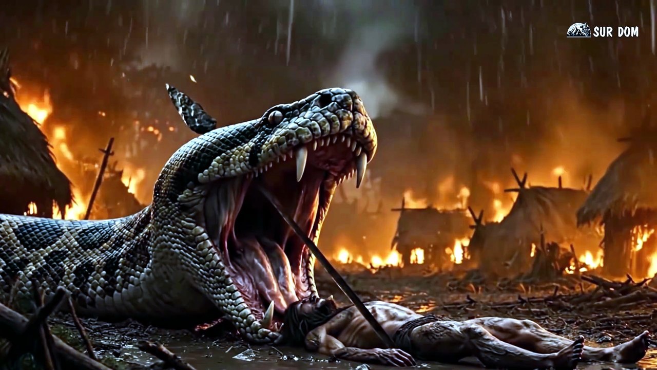 The Battle of a Prehistoric Tribe Against a Giant Monster Attacking Their Village - Part 14