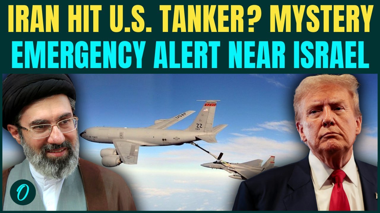 Iran STRIKES U.S. Tanker? Kc-135 Declares Mid-Air Emergency Near Israeli Airspace