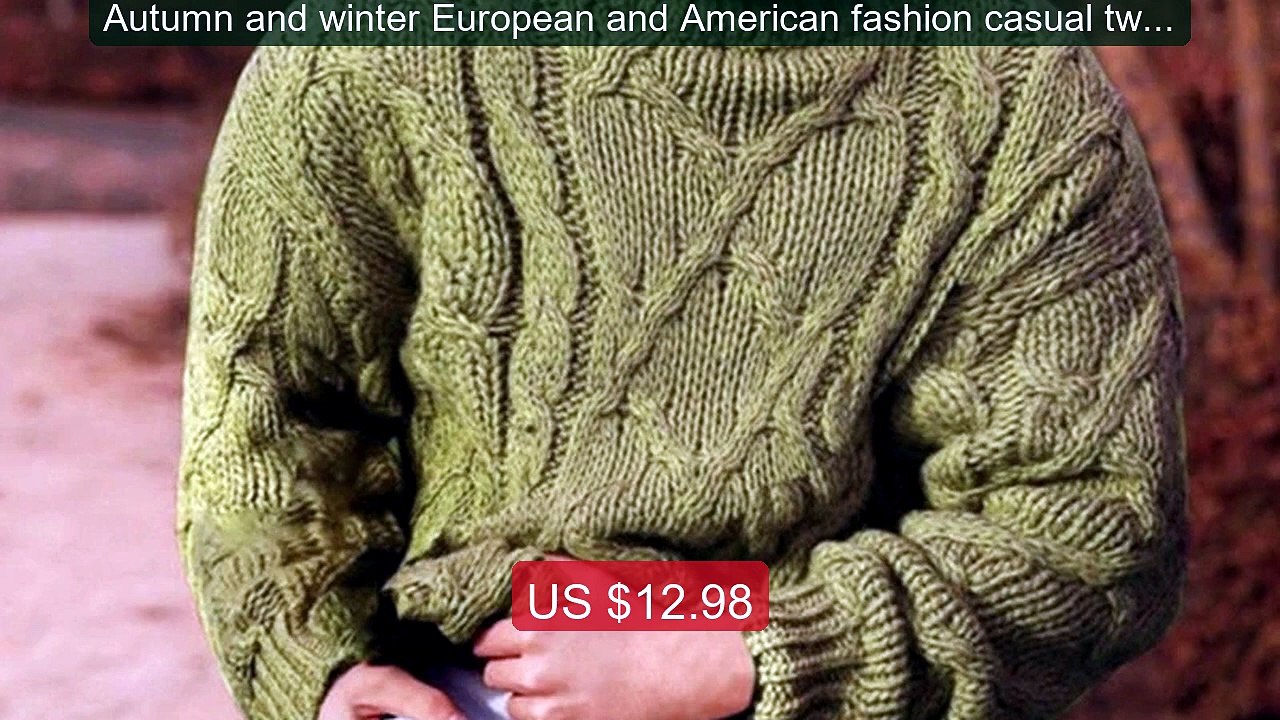 Autumn and winter European and American fashion casual twisted... -- Best Buy 2026 | Great Quality!