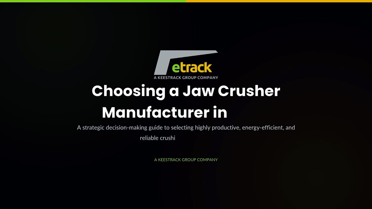 How to Choose the Right Jaw Crusher Manufacturer in India | Buyer's Guide
