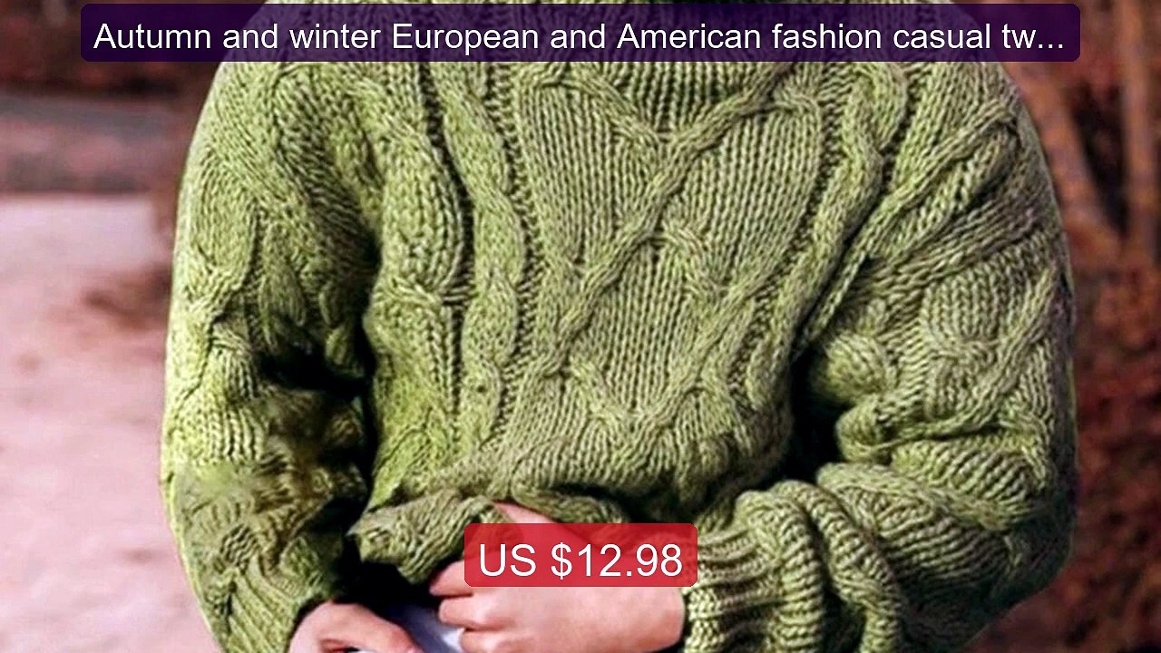 Autumn and winter European and American fashion casual twis... -- Top Pick 2026 | Unbeatable Price!