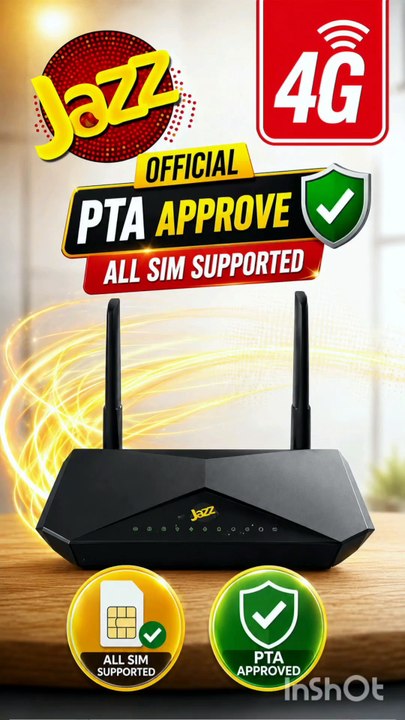 Jazz Official Pta Approve 4G Wi-Fi Router