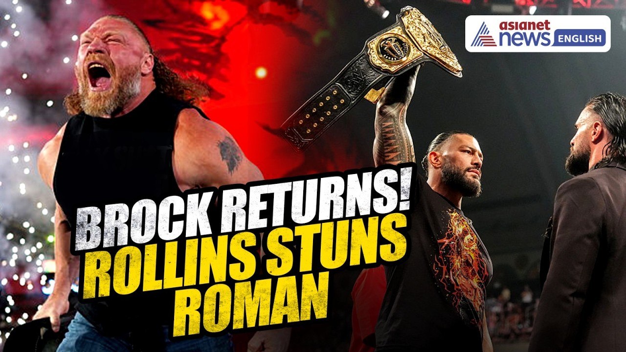 WWE RAW Highlights: Brock Lesnar Returns, Rollins Stuns Roman Reigns Before SummerSlam | Sports