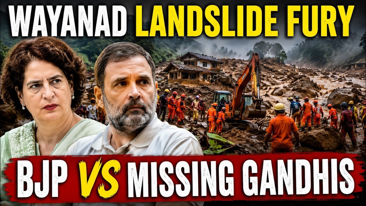 Wayanad Landslide: BJP Asks 'Where Are Rahul Gandhi and Priyanka Gandhi?' | Kerala News | India