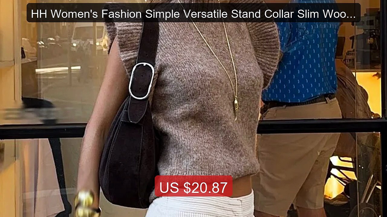 HH Women's Fashion Simple Versatile Stand Collar Slim Wool Layered ... -- Top Rated 2026 | Buy Now!