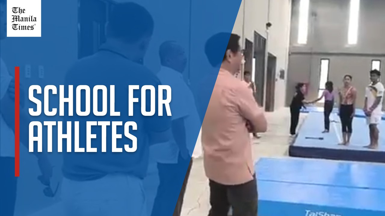 Marcos, Angara inspect sports academy