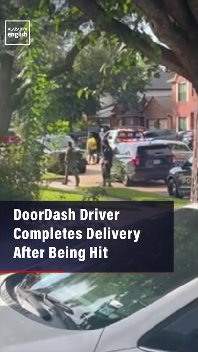 DoorDash Driver Completes Delivery After Being Hit