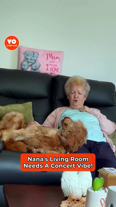 Nana and Her Dog Create a Heartwarming Singing Duet
