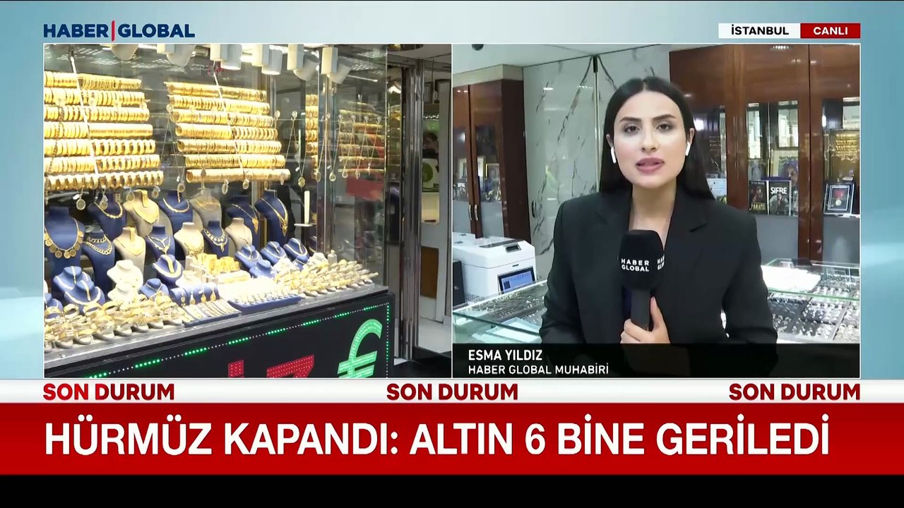 Hürmüz kapandı: Altın 6 bine geriledi