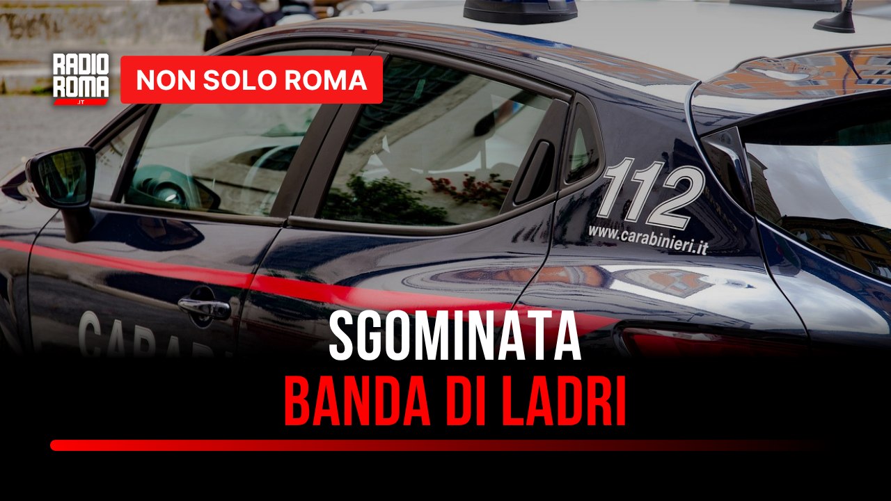 Sgominata presunta banda di ladri, i furti anche a Tarquinia