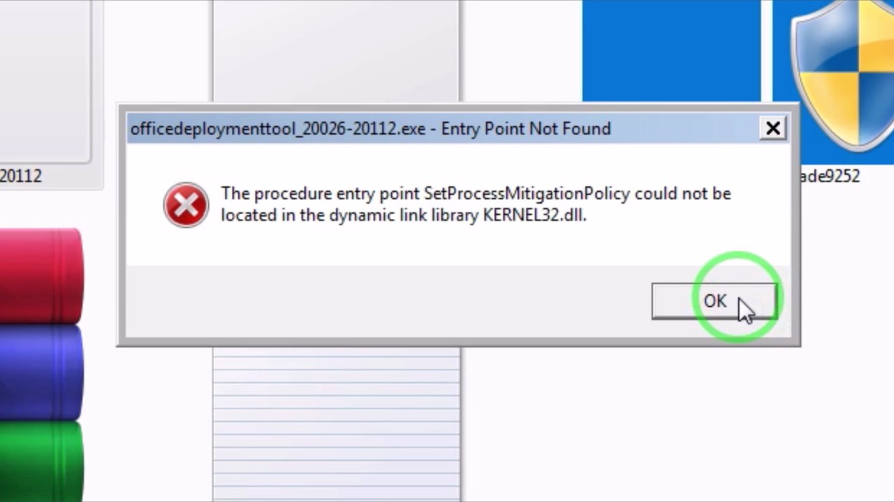 إصلاح خطأ The Procedure Entry Point Could Not Be Located in the Dynamic Link Library kernel32.dll