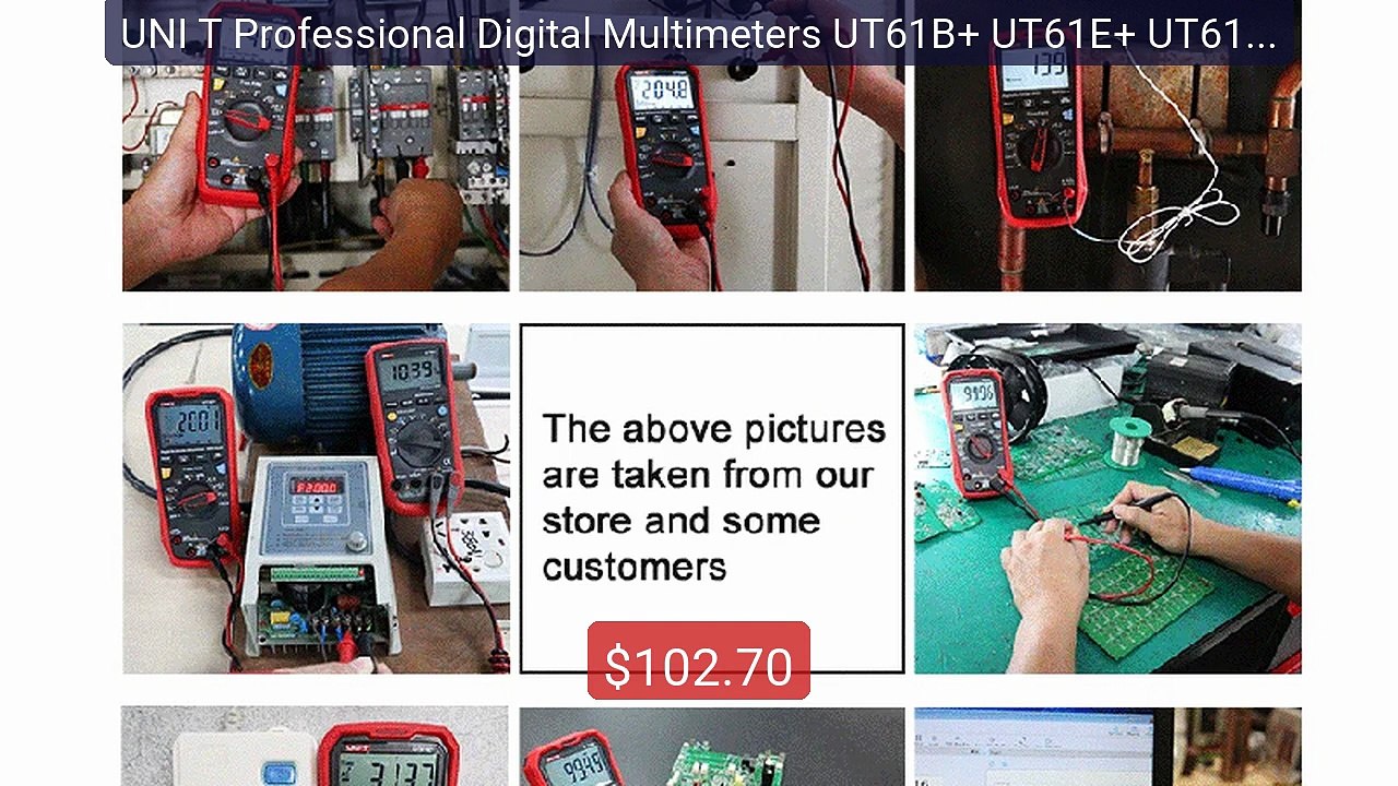 UNI T Professional Digital Multimeters UT61B+ UT61E+ UT61D+1000V An... -- Top Rated 2026 | Buy Now!