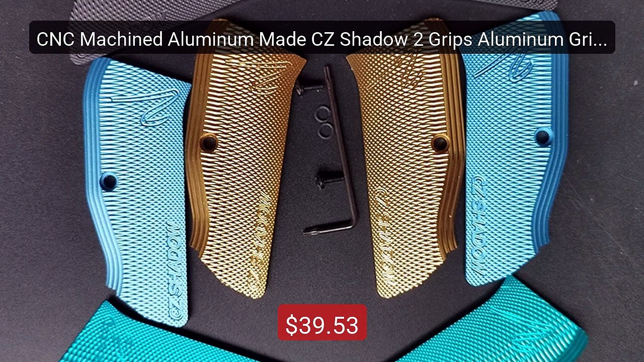 CNC Machined Aluminum Made CZ Shadow 2 Grips Aluminum Grips fo... -- Best Buy 2026 | Great Quality!