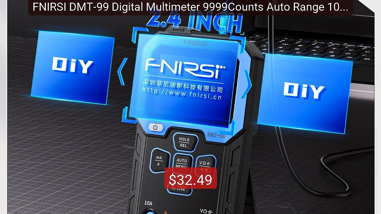 FNIRSI DMT-99 Digital Multimeter 9999Counts Auto Range 1000V 1... -- Best Buy 2026 | Great Quality!