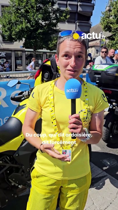 Pauline est l'ardoisière du Tour de France