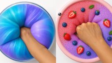 12 Hour of Relaxing Slime ASMR – Flowing Movements and Silence