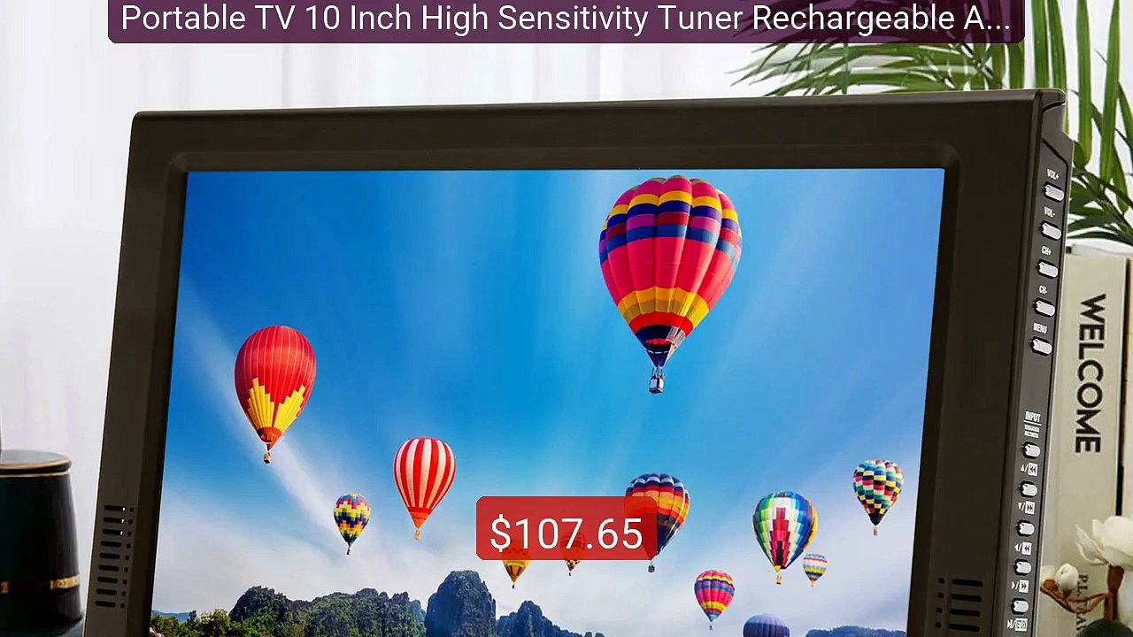 Portable TV 10 Inch High Sensitivity Tuner Rechargeable ATS... -- Top Pick 2026 | Unbeatable Price!