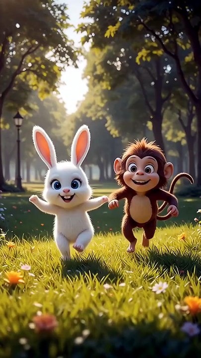 Fat Orange Cat and Rabbit 😺 🍽️ _ #aicat #cats #catvideos #billi #allages