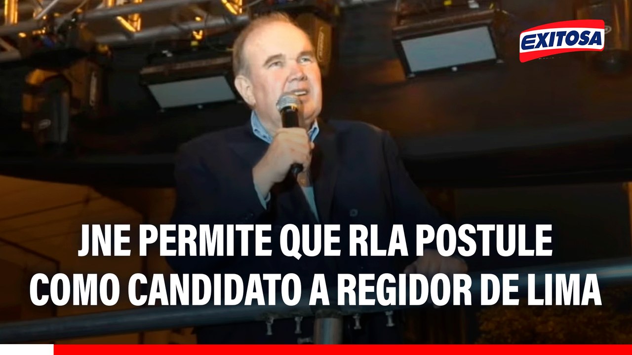 JNE permite que López Aliaga postule como candidato a regidor de Lima
