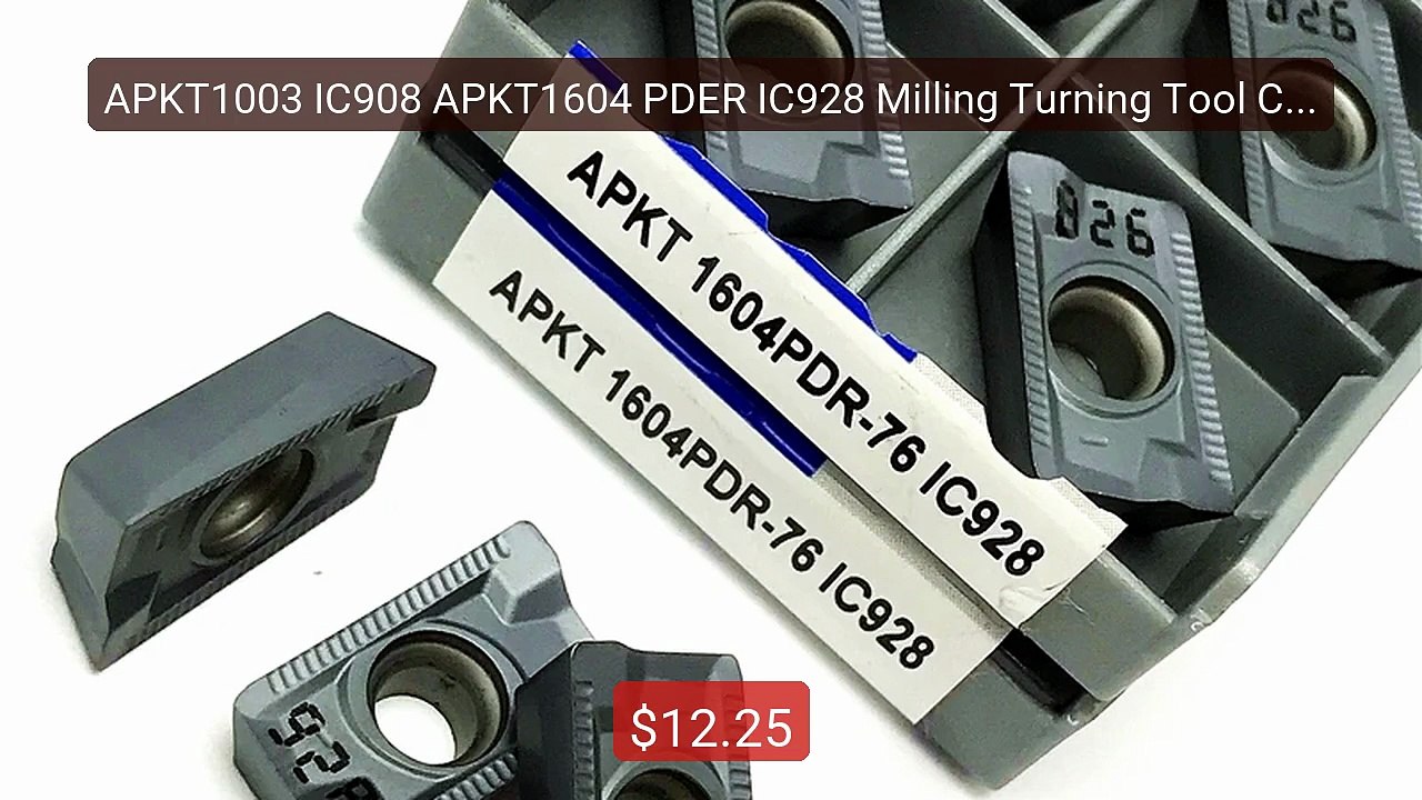 APKT1003 IC908 APKT1604 PDER IC928 Milling Turn...
