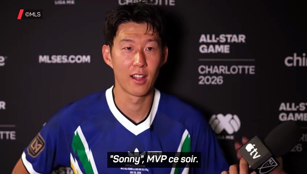 Son aux anges après avoir remporté le titre de MVP