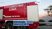 Пожары в Греции: борьба с огнём на Крите, Лесбосе и других островах