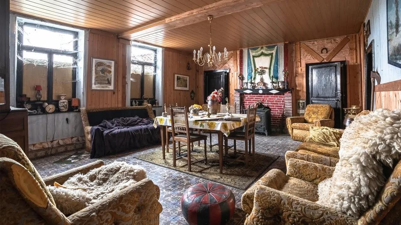 Descubrí una casa de campo abandonada y llena de arte en Bélgica