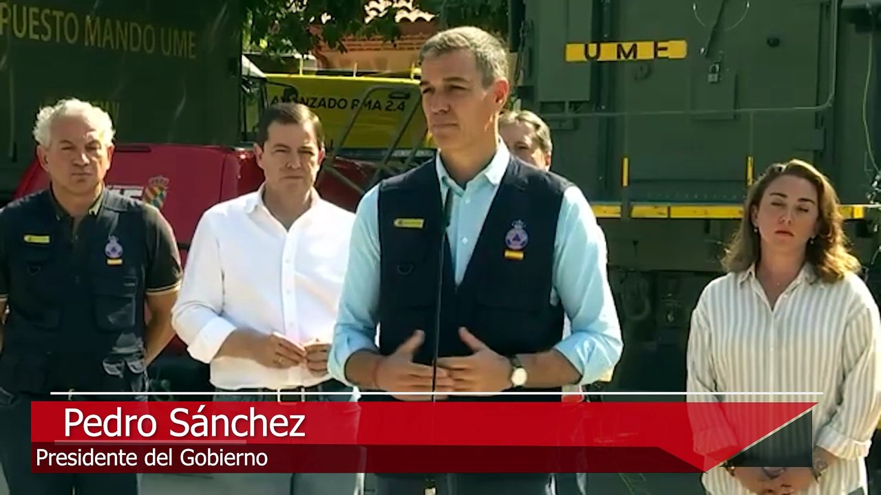 Fin de la emergencia nacional por incendio de Ávila y Madrid, así lo ha anunciado Pedro Sánchez