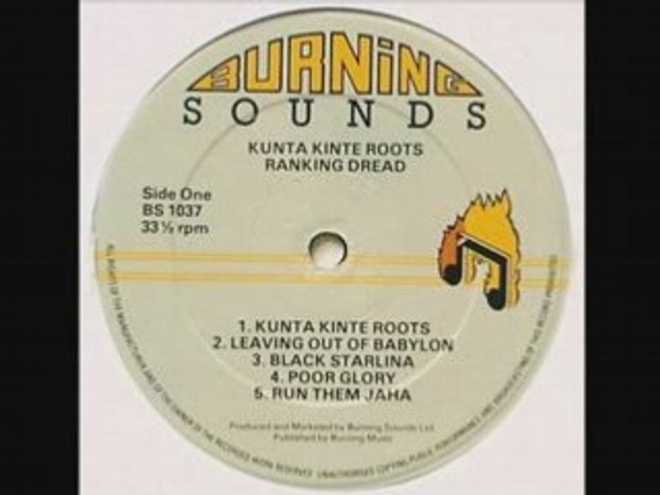 Ranking Dread - Kunta Kinte Roots