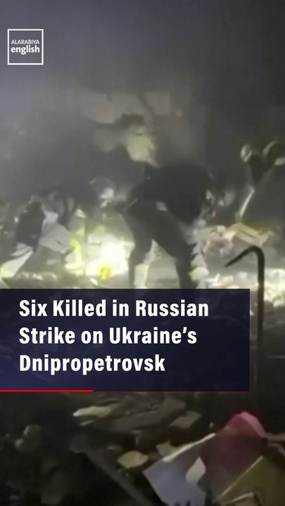 Six Killed in Russian Strike on Ukraine’s Dnipropetrovsk