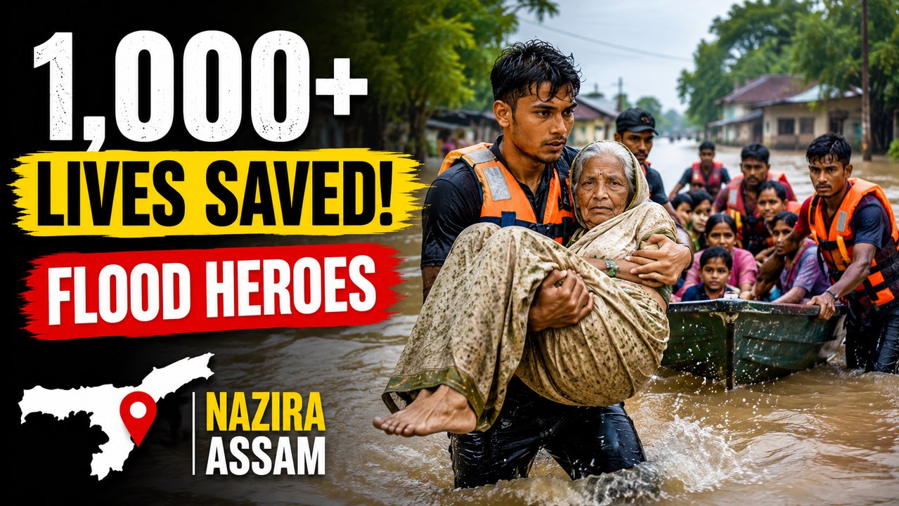 Assam Floods | Sivasagar Youths Rescue Over 1,000 PEOPLE in Nazira | North East News