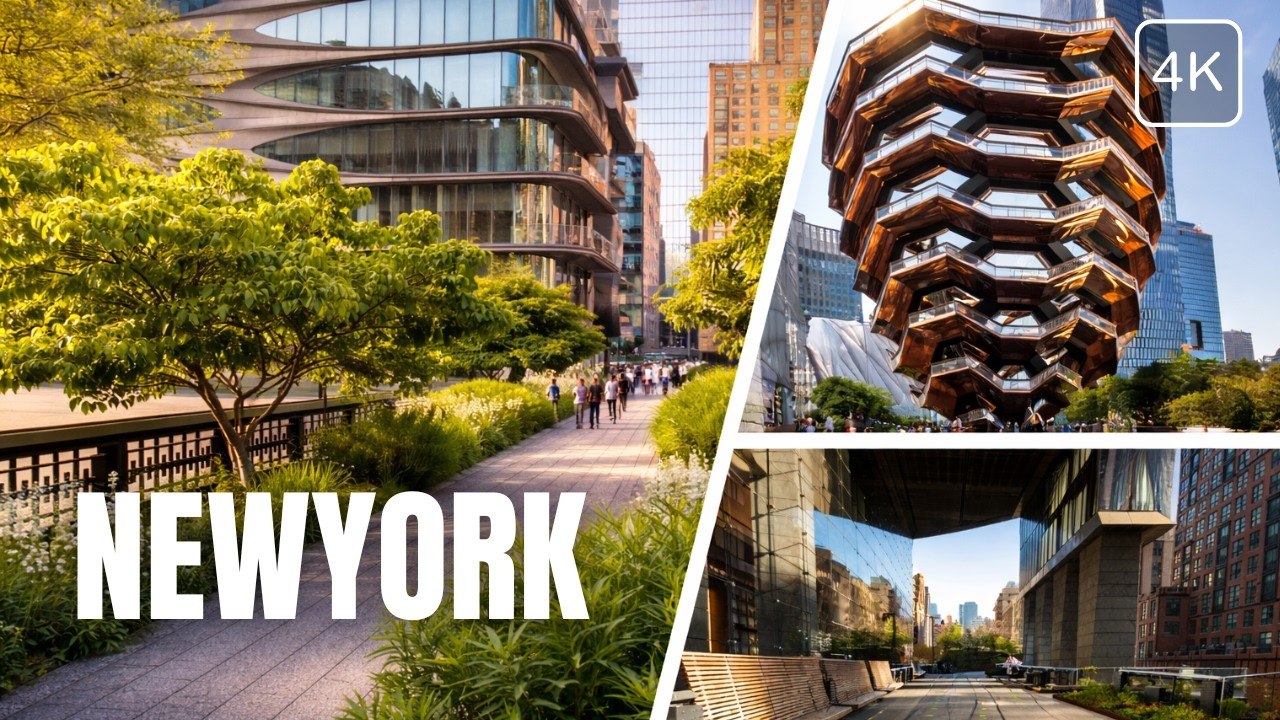 NYC’s Coolest Walk Isn’t on the Street… | Discover This Elevated Walking Path in 4K