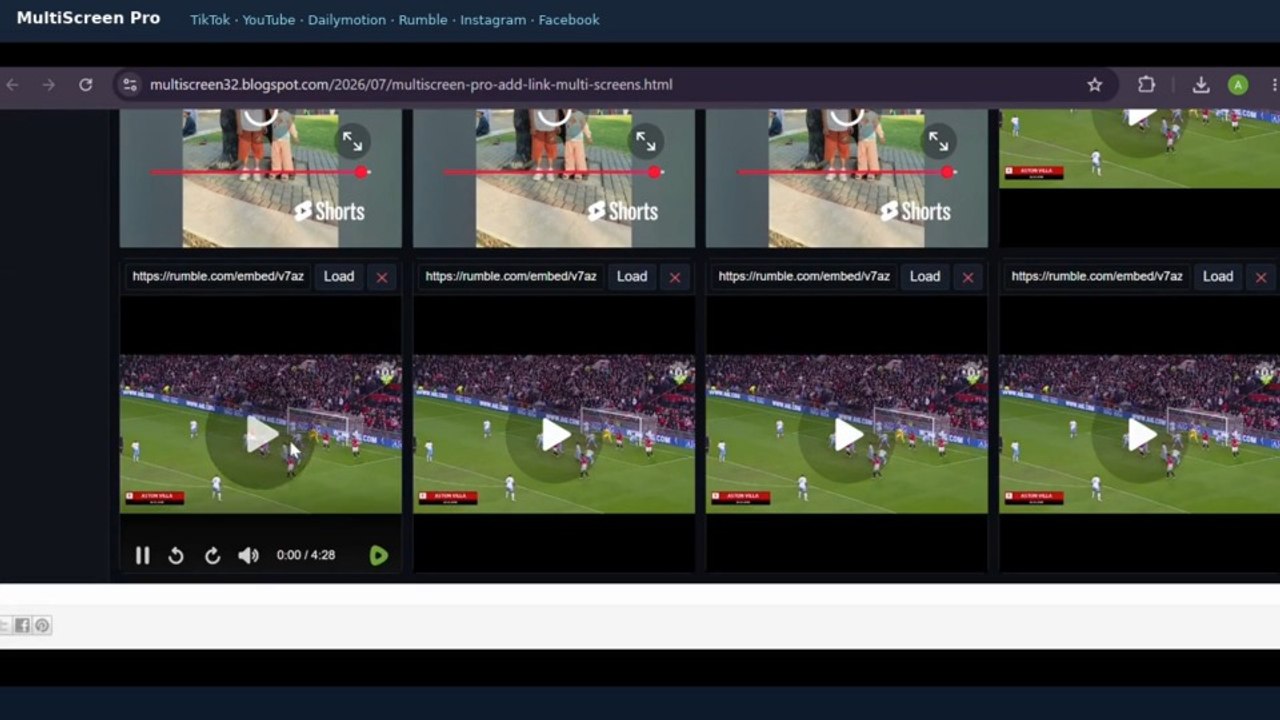 MultiScreen Pro increase you tube/daily motion/rumble/Instagram viewer ship#viral #shorts #youtubeshorts #dailyvlog #instagram #reels   MultiScreen Pro link  https://multiscreen32.blogspot.com/2026/07/multiscreen-pro-add-link-multi-screens.html  free down