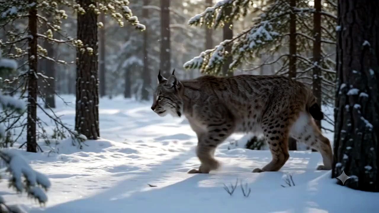 Lynx : The elusive forest hunter with sharp senses and tufted ears