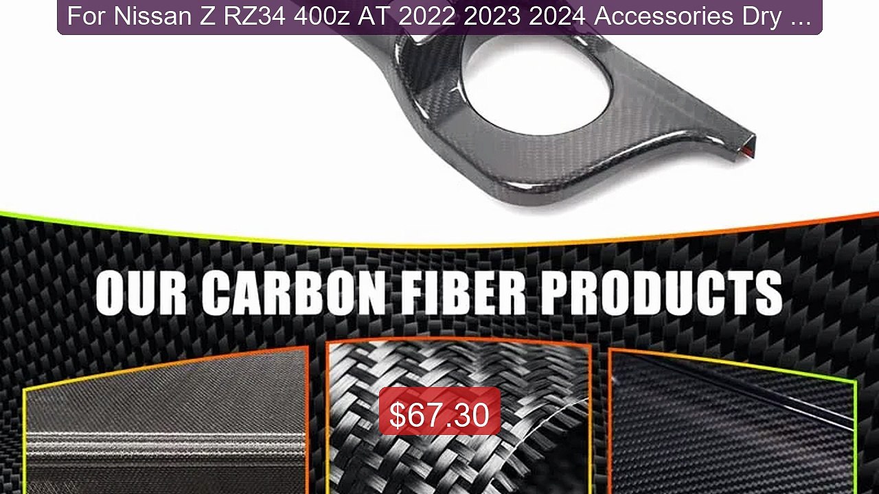 For Nissan Z RZ34 400z AT 2022 2023 2024 Accessories Dry Carbon Fib... -- Top Rated 2026 | Buy Now!