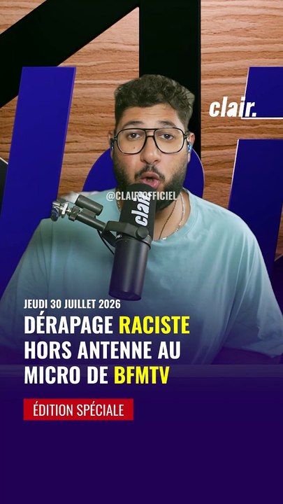 Dérapage raciste au micro de BFM TV hors antenne  #BFMTV #racisme #incendie #france
