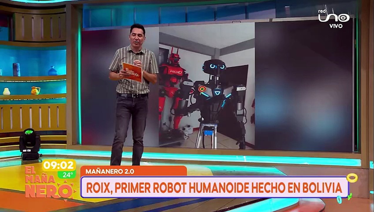 Primer robot humanoide hecho en Bolivia
