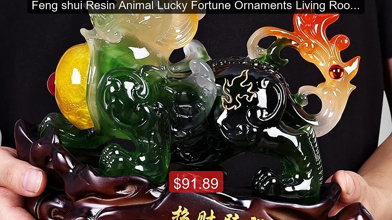 Feng shui Resin Animal Lucky Fortune Ornaments Living Room Wine Cab... -- Top Rated 2026 | Buy Now!