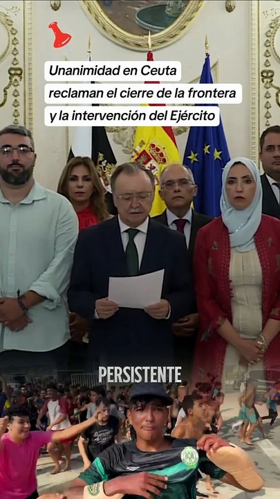Unanimidad en Ceuta: reclaman el cierre de la frontera y la intervención del Ejército