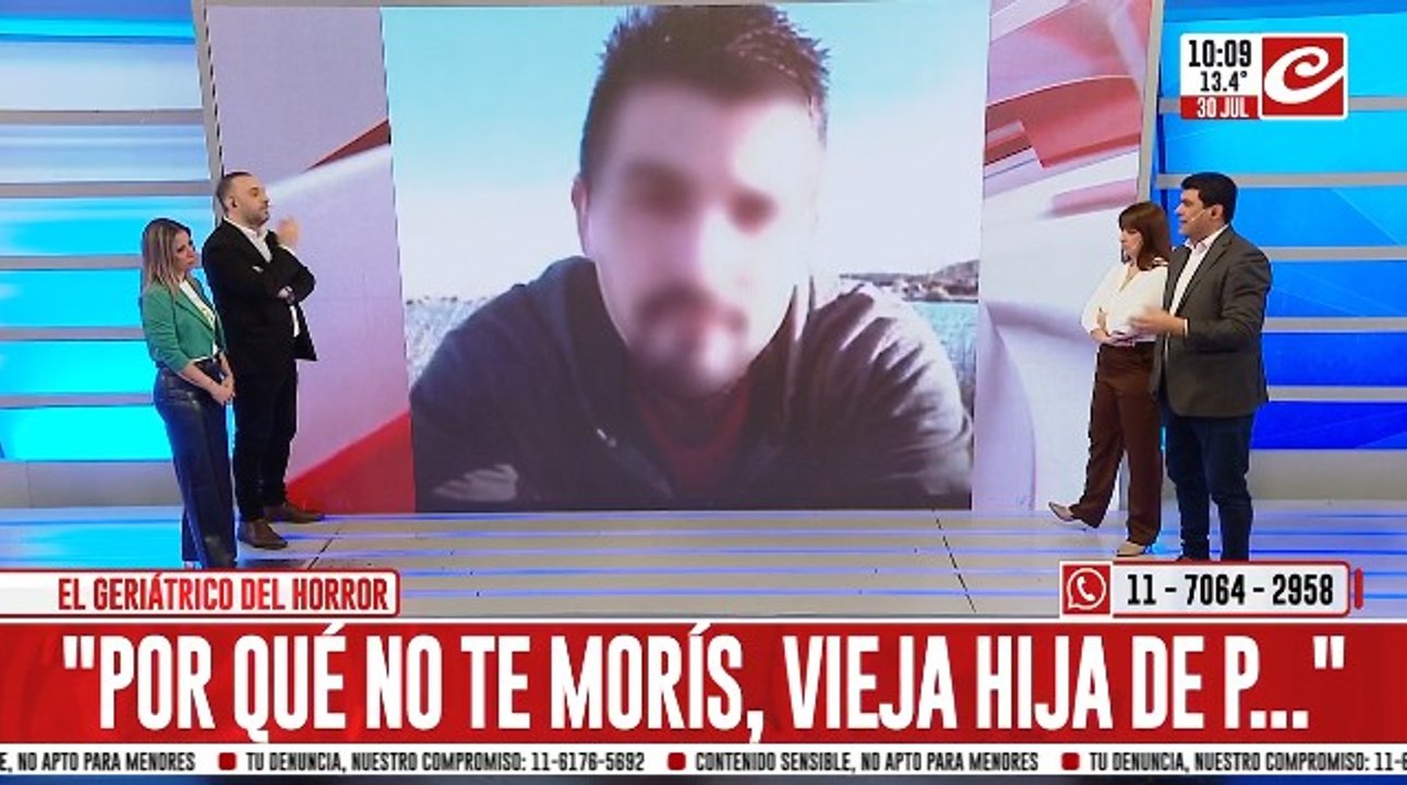 Detuvieron al enfermero que maltrataba abuelos en un geriátrico